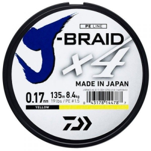 Плетеный шнур DAIWA J-BRAIDX4 0.17MM