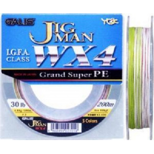 Плетеный шнур YGK Jig Man WX4 #1.5