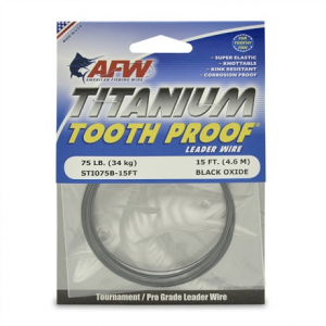 Поводковый материал AFW Titanium Tooth Proof 75lb