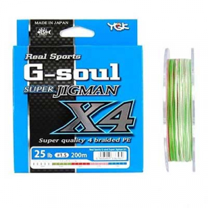 Плетёный шнур YGK G-Soul Super Jigman X4 #4 (300м)