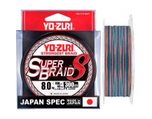 Шнур плетёный Yo-Zuri SUPER Braid X8 #5 (300м ) Multicolor