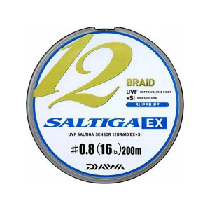 Шнур плетеный Daiwa Saltiga EX 12 Braid UVF+SI #0.8