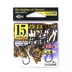 Крючки на камбалу Sasame KK-05 #15 Black