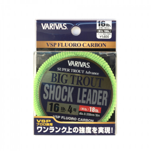 Леска Varivas VSP Fluorocarbon Big Trout Shock Leader 16lb/30m