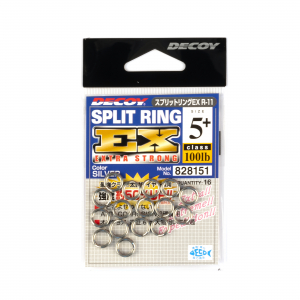 Заводные кольца Decoy Split Ring EX #5+ 100lb