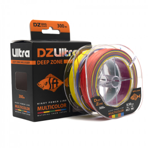 Плетеный шнур SFT DZ Ultra 8HG Jigger Multicolor Deep Zone 300m 0.50