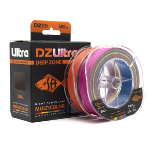 Плетеный шнур SFT DZ Ultra 8HG Jigger Multicolor Deep Zone 300m 0.60