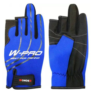 Перчатки без трех пальцев Wonder W-PRO Blue M