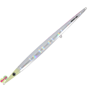 Блесна Hots Kalchi Super Long Jig 280гр (AH.Silver/Glow Head)