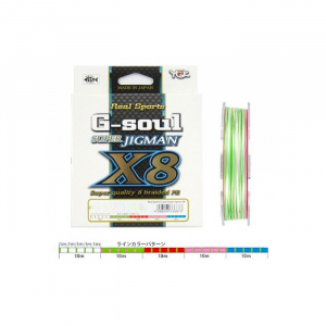 Плетеный шнур YGK G-Soul Super Jigman X8 #2.5