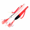 Пилькер Bottom Strike BiColor Pilk 500гр (Fl.Red-Black/Glow)