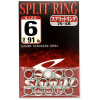 Заводные кольца Shout Split Ring 75-SR #6