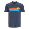 Футболка Simms Sunset T-Shirt, Navy Heather L