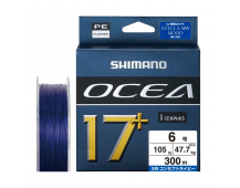 Плетеный шнур Shimano Ocea 17+ PE  #8 300m NAVY