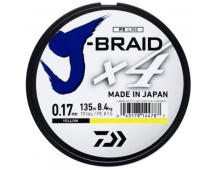 Плетеный шнур DAIWA J-BRAIDX4 0.17MM