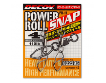 Вертлюжок с застежкой Decoy Power Roll Snap PR-11 #3 (35кг)