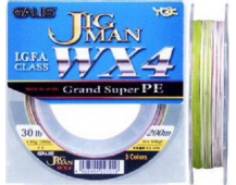 Плетеный шнур YGK Jig Man WX4   #1.5